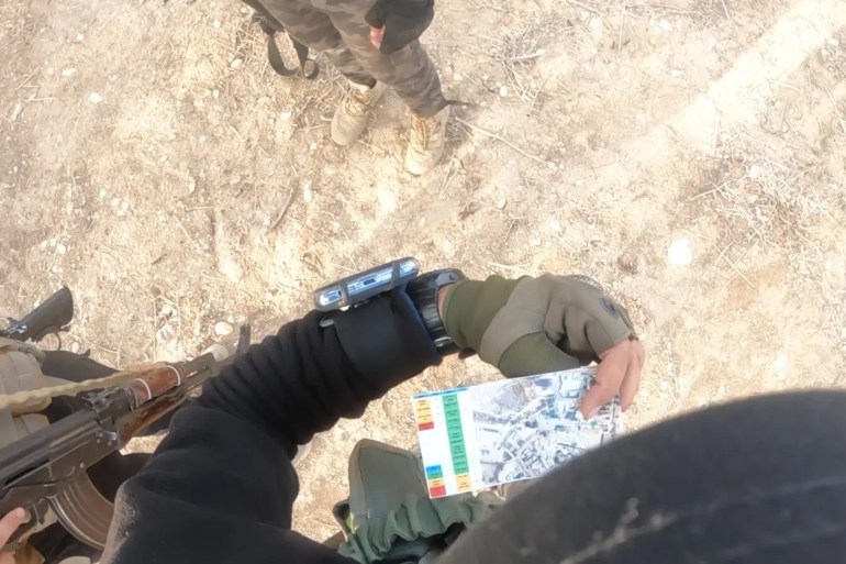 The Hamas commander reviewing a map of the base that includes the intelligence hub (nytimes.com)