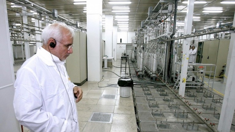 Iranian atomic energy chief Gholamreza Aghazadeh is seen at the Natanz nuclear enrichment facility, 350 km (217 miles) south of Tehran, April 8, 2008. Iran has begun installing 6,000 new centrifuges at its uranium enrichment plant, Ahmadinejad said on Tuesday, defying the West which fears Tehran is trying to build nuclear bombs. Picture taken on April 8, 2008.