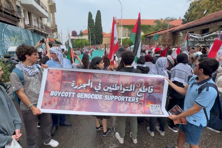 انخراط الأطر الطلابية في جامعات لبنان في الحراك الطلابي العالمي للتضامن مع غزة