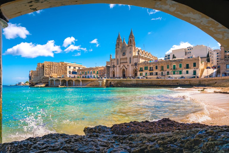 View of Saint Julian, Malta; Shutterstock ID 2291732897; purchase_order: aljazeera ; job: ; client: ; other: