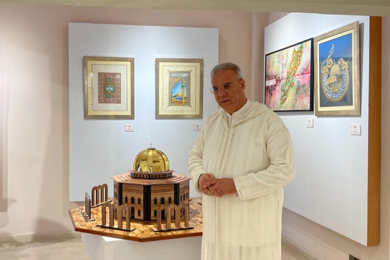 المغرب/ الرباط/ سناء القويطي/ مدير وكالة بيت مال القدس بالرباط محمد سالم الشرقاوي / مصدر الصورة: سناء القويطي