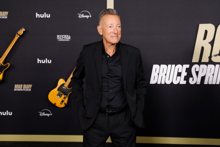 LOS ANGELES, CALIFORNIA - OCTOBER 21: Bruce Springsteen attends the Los Angeles Premiere of "Road Diary: Bruce Springsteen & the E Street Band" at Academy Museum of Motion Pictures on October 21, 2024 in Los Angeles, California. (Photo by Taylor Hill/FilmMagic)