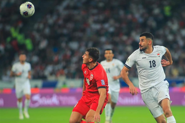 مباراة العراق والأردن- الصور من الاتحاد العراقي