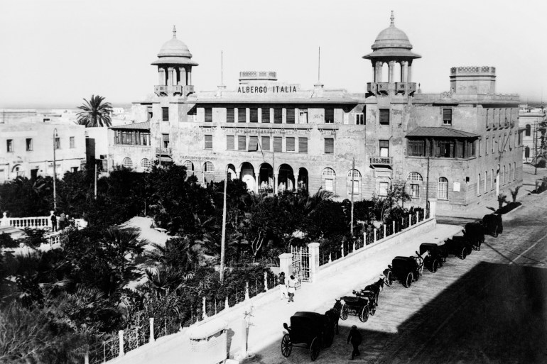 Albergo Italia, Benghazi, libya, africa 1920-30. (Photo by: Touring Club Italiano/Marka/Universal Images Group via Getty Images)