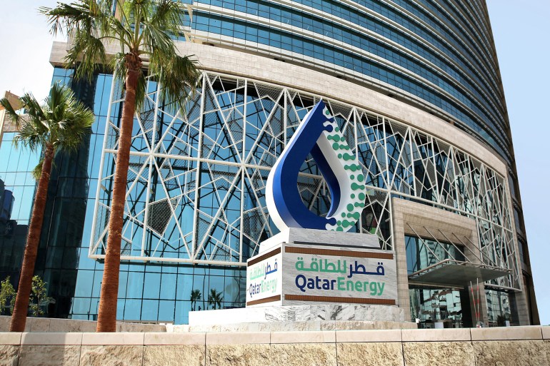 This handout photo released by QatarEnergy's Public Relations and Communication office shows the headquarters of the Gulf state's main energy facility in the captial Doha on November 6, 2022. - The hydrocarbon giant QatarEnergy, formerly Qatar Petroleum, is the main state owned energy company of Qatar, operating the Gulf emirate's oil and gas activities, including exploration, production, refining, transport, and storage. (Photo by QatarEnergy / AFP) / RESTRICTED TO EDITORIAL USE - MANDATORY CREDIT "AFP PHOTO / QATARENERGY" - NO MARKETING NO ADVERTISING CAMPAIGNS - DISTRIBUTED AS A SERVICE TO CLIENTS