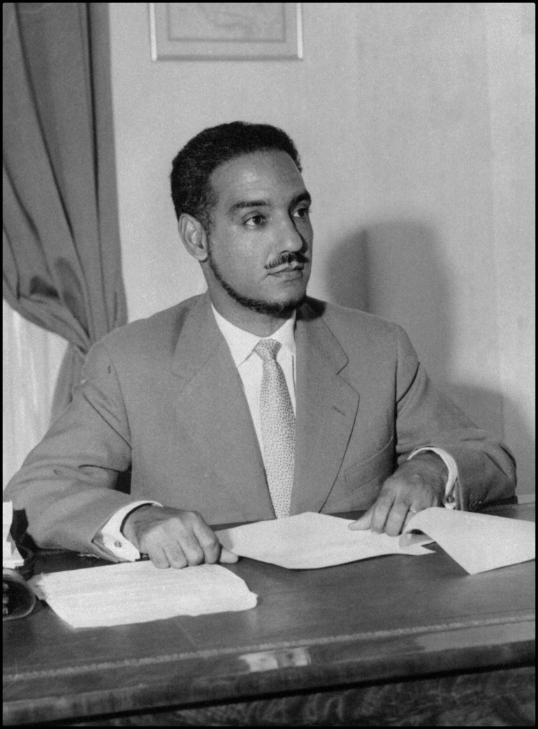 Portrait daté de juin 1961 du Président de la république islamique de Mauritanie, Moktar Ould Daddah. (Photo by AFP)