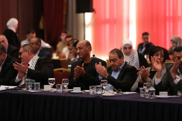 _إحدى جلسات ملتقى الحوار الوطني الفلسطيني الثالث المنعقد بإسطنبول (إعلام المؤتمر الشعبي)