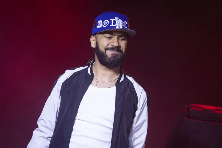 MADRID, SPAIN - APRIL 24: ElGrandeToto performs on stage at WiZink Center on April 24, 2024 in Madrid, Spain. (Photo by Aldara Zarraoa/Redferns)