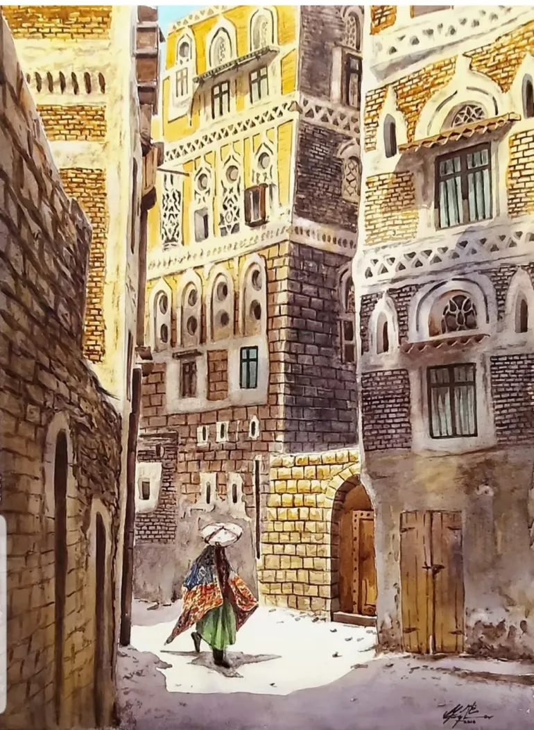 لوحات مظهر نزار ناجزة