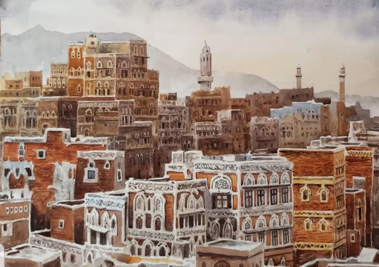 لوحات مظهر نزار ناجزة