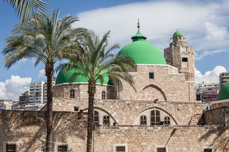 Green domed 'Taynal' Mosque/Tripoli,LEBANON 23.03.2011
