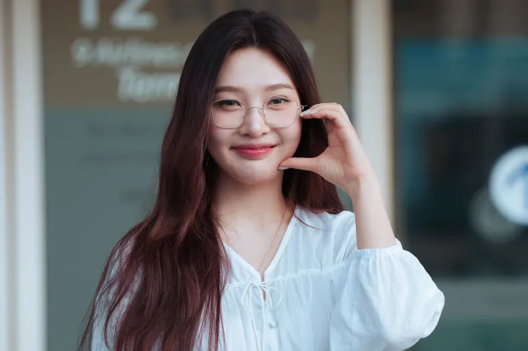 INCHEON, SOUTH KOREA - MAY 27: Joy of Red Velvet is seen leaving Incheon International Airport for photo shoot in Phuket on May 27, 2025 in Incheon, South Korea. (Photo by Choi Soo-Young/Imazins via Getty Images)