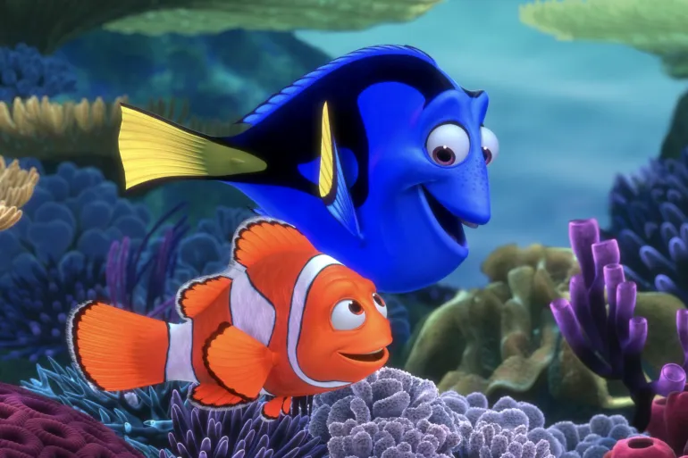 Finding Nemo (2003) Albert Brooks and Ellen DeGeneres in Finding Nemo (2003) credit : © 2003 - Buena Vista Pictures