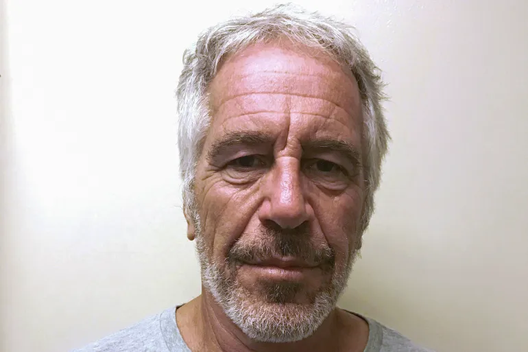 REFILE - QUALITY REPEAT U.S. financier Jeffrey Epstein appears in a photograph taken for the New York State Division of Criminal Justice Services' sex offender registry March 28, 2017 and obtained by Reuters July 10, 2019. New York State Division of Criminal Justice Services/Handout via REUTERS. THIS IMAGE HAS BEEN SUPPLIED BY A THIRD PARTY. THIS IMAGE WAS PROCESSED BY REUTERS TO ENHANCE QUALITY, AN UNPROCESSED VERSION HAS BEEN PROVIDED SEPARATELY.
