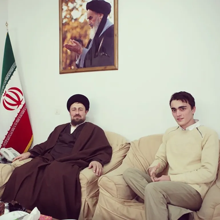 ****داخلية****** الشرح: حسن الخميني وأحمد الخميني المصدر: حساب أحمد الخميني على إنستغرام