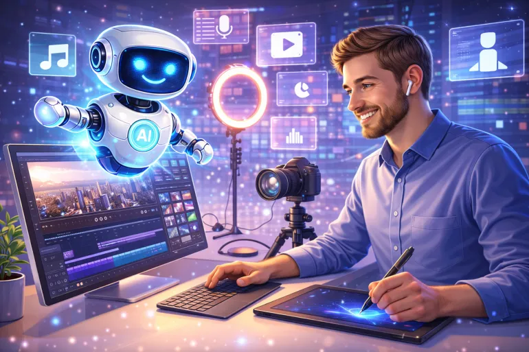 صناعة المحتوى من خلال الذكاء الاصطناعي