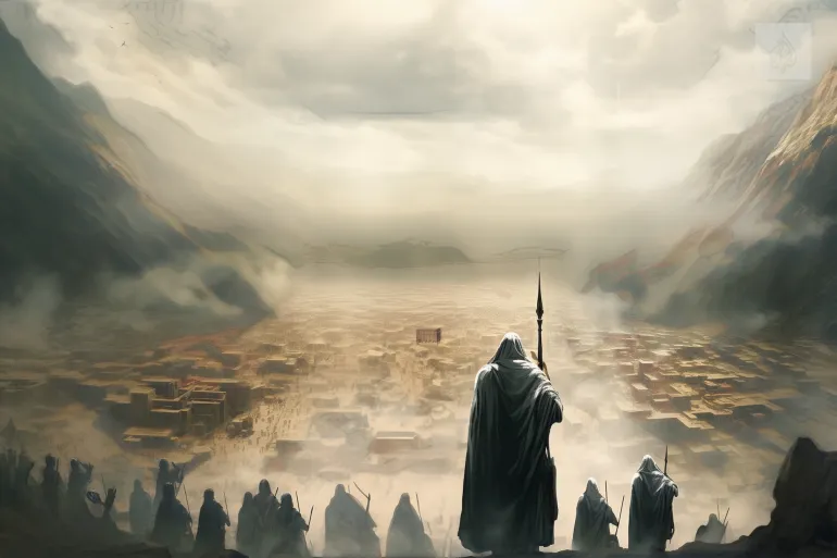 رسوما تعبيرية تاريخية عن فتح مكة - المصدر: الجزيرة - ميدجورني