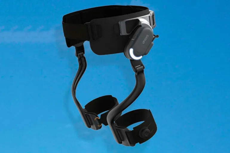 Sensors in the exoskeleton detect your movements and activate motors in the joints to provide additional strength - Image credit: dnsys