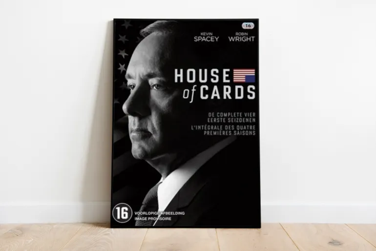 ملصق ترويجي لمسلسل بيت من ورق