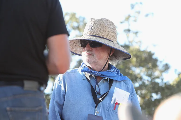 AUSTIN, TX - NOVEMBER 02: Director Terrence Malick filming his new movie during Fun Fun Fun Fest at Auditorium Shores on November 2, 2012 in Austin, Texas. (Photo by Gary Miller/FilmMagic)