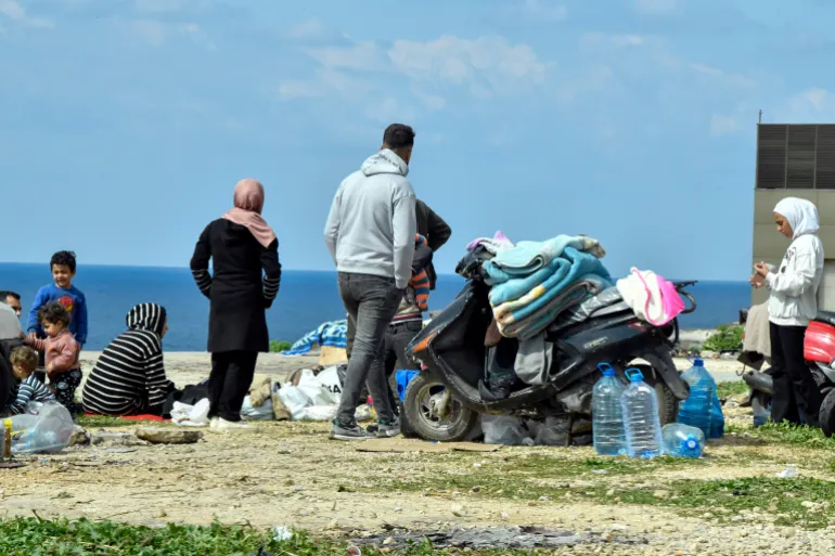 epa12794501 Displaced residents with their belongings in Beirut, Lebanon, on 04 March 2026, after fleeing their homes in south Lebanon and the southern suburbs of Beirut following Israeli strikes. The Israeli military stated it is conducting strikes across the country targeting Hezbollah infrastructure and personnel. According to the Lebanese Ministry of Public Health, at least 50 people were killed and 335 others injured in airstrikes across Beirut's southern suburbs and villages in southern Lebanon. EPA/WAEL HAMZEH