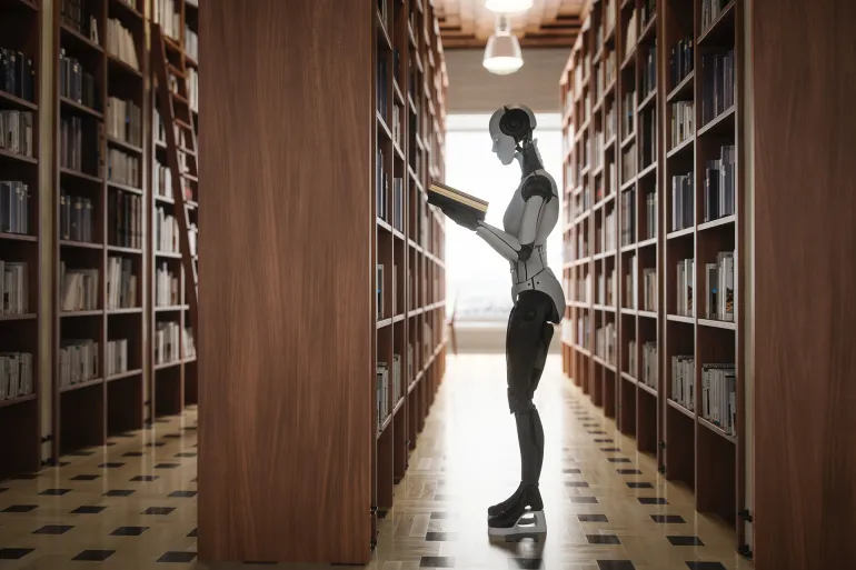 Concept image representing machine learning and data acquisition.