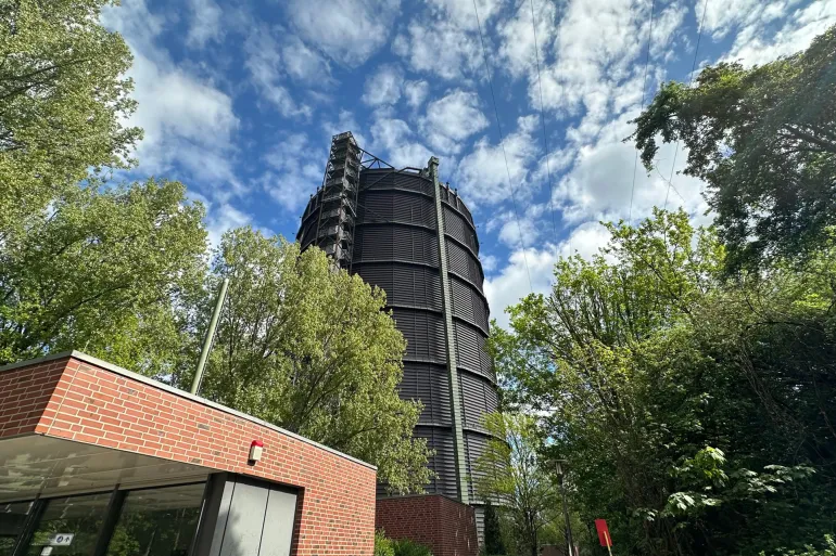 خزان غاز حولته ألمانيا إلى متحف فني