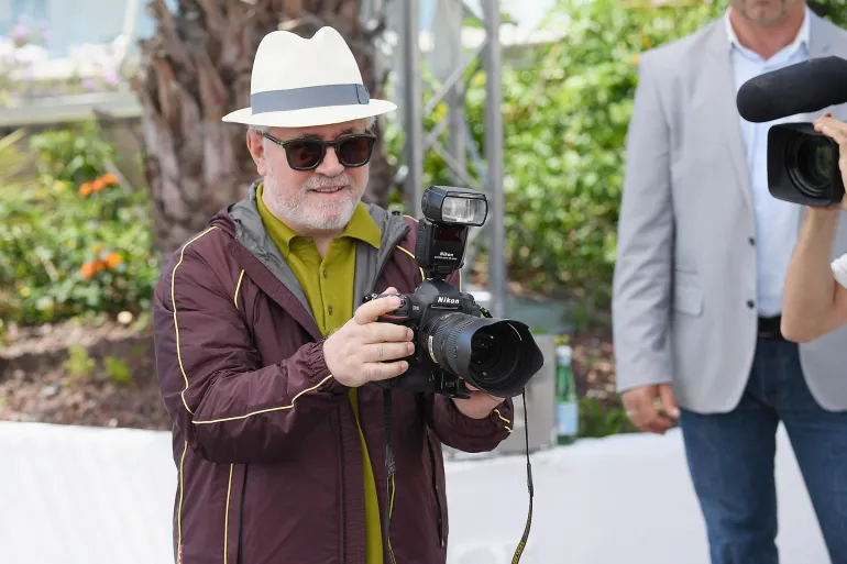 CANNES, FRANCE - MAY 17: Spanish director and President of the Feature Film Jury Pedro Almodovar attends the Jury photocall during the 70th annual Cannes Film Festival at Palais des Festivals on May 17, 2017 in Cannes, France. (Photo by Venturelli/WireImage)