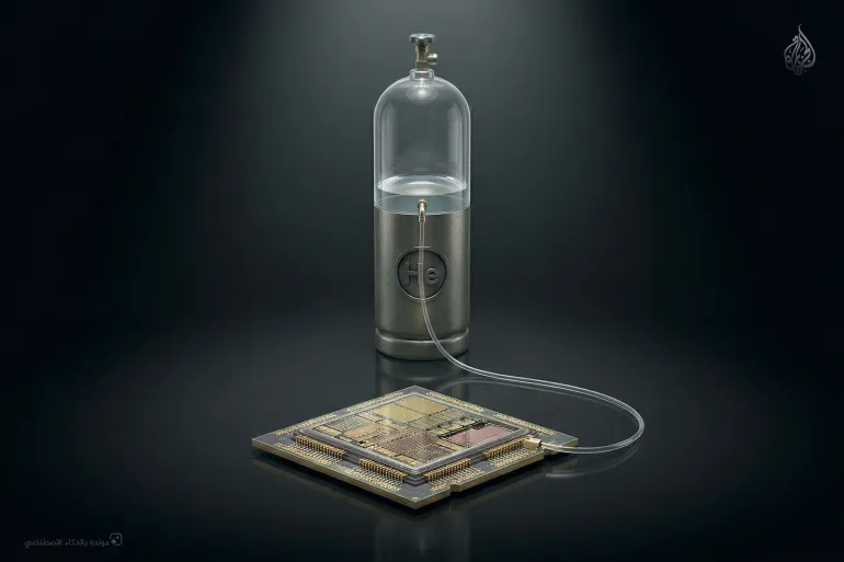 تصميم خاص - أزمة غاز الهيليوم وارتباطها بقطاع التكنولوجيا (خاصة الرقائق)