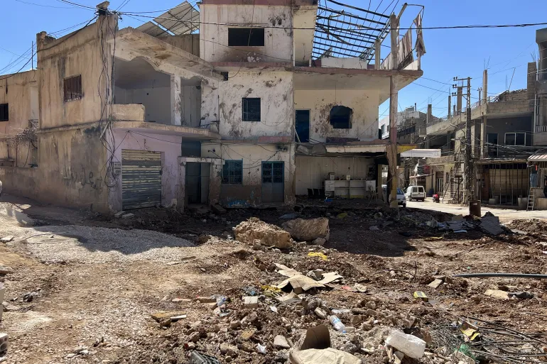 1350 بيت متضرر في بلدة النبي شيت شرقي لبنان