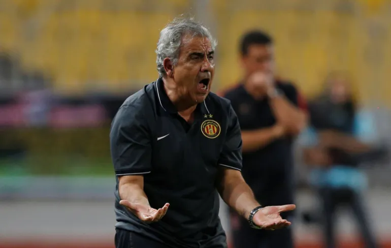 Soccer Football - CAF Champions League - Quarter-final - Al Ahly SC vs Esperance Sportive de Tunis - Borg El Arab Stadium, Alexandria, Egypt - September 16, 2017 ES Tunis coach Faouzi Benzarti REUTERS/Amr Abdallah Dalsh