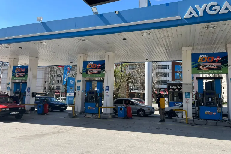 محطة تعبئة غاز في العاصمة أنقرة