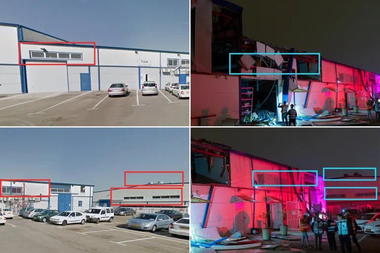 صور أقمار صناعية تظهر مصنع مسيرات إسرائيلي في بتاح تكفا @ غوغل إيرث @غيتي