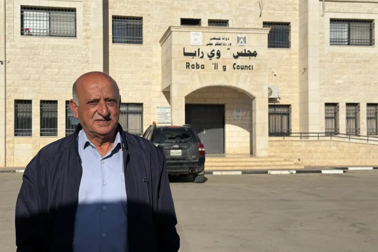 - فلسطين - رابا / جنين - غسان بزور رئيس مجلس قروي رابا - تصوير علا مرشود - خاص الجزيرة نت 22/5/2026
