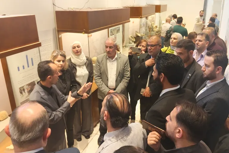 افتتاح المعرض بحضور المتحدث باسم وزارة الداخلية نور الدين البابا