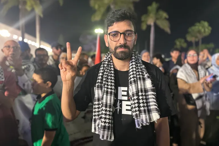 الصور 5 و6: / واسميح: تعرضنا للتعذيب في عرض البحر والسجون الإسرائيلية/ مصدر الصورة: الجزيرة