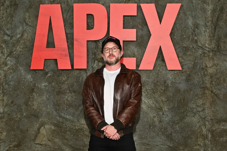 Jeremy Robbins attends the Netflix premiere of "Apex" at The Paris Theater on Wednesday, April 22, 2026, in New York. (Photo by Evan Agostini/Invision/AP)