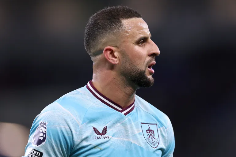 LIVERPOOL, ENGLAND - MARCH 03: Kyle Walker of Burnley during the Premier League match between Everton and Burnley at Hill Dickinson Stadium on March 03, 2026 in Liverpool, England. (Photo by Alex Livesey/Getty Images)