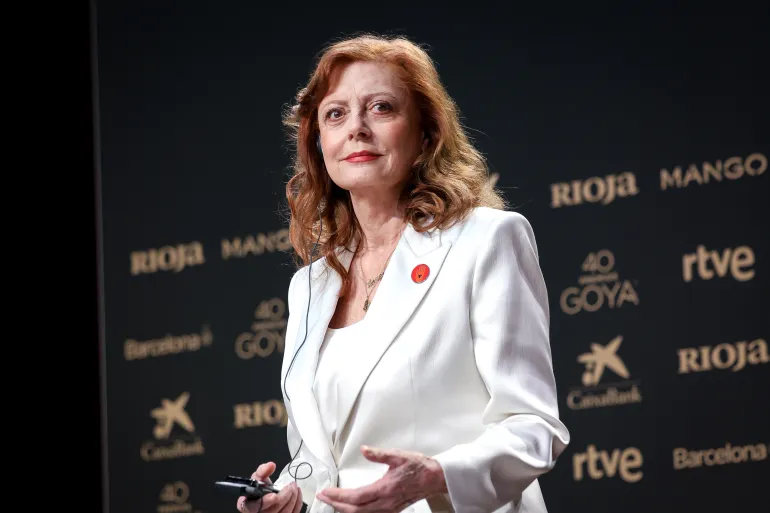 BARCELONA, SPAIN - FEBRUARY 27: Susan Sarandon attends the Goya International Award 2026 photocall ahead of the the 40th Goya Cinema Awards 2026 at El Born Museum on February 27, 2026 in Barcelona, Spain. (Photo by Pablo Cuadra/Getty Images)