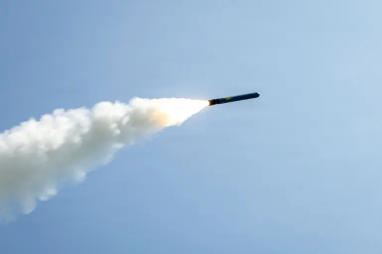 The U.S. Navy Arleigh Burke-class guided-missile destroyer USS Delbert D. Black fires a Tomahawk Land Attack Missile (TLAM) in support of the Operation Epic Fury attack on Iran from an undisclosed location February 28, 2026. U.S. Navy/Handout via REUTERS THIS IMAGE HAS BEEN SUPPLIED BY A THIRD PARTY
