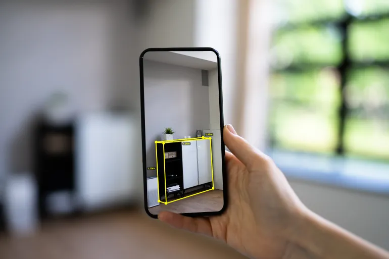 AR Mobile Phone Furniture Measurement App And Virtual Meter
