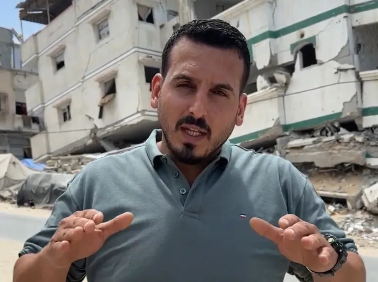غزة - محمود عبيد - مهندس مدني - مختص في المنشآت الآيلة للسقوط