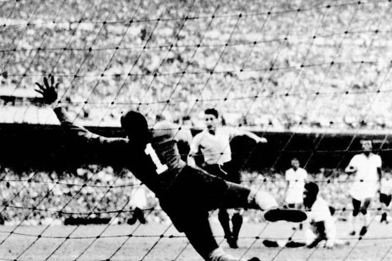 Brazil goalkeeper Moacir Barbosa was haunted by the final game of the 1950 World Cup for the rest of his life. STAFF/AFP via Getty Images