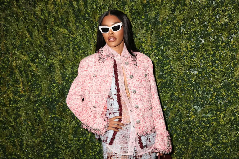 Teyana Taylor poses on the red carpet of Chanel’s 19th annual Tribeca Festival Artists Dinner in New York City, U.S., June 8, 2026. REUTERS/Heather Khalifa