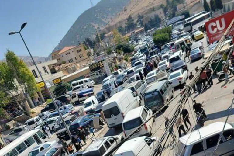 نزوح من لبنان باتجاه سوريا عند نقطة المصنع الحدودية