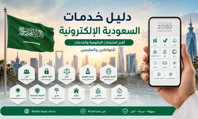 دليل خدمات السعودية الإلكترونية 2026